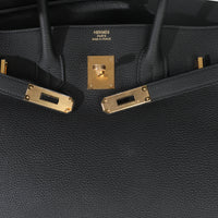 Black Togo Birkin 35 GHW