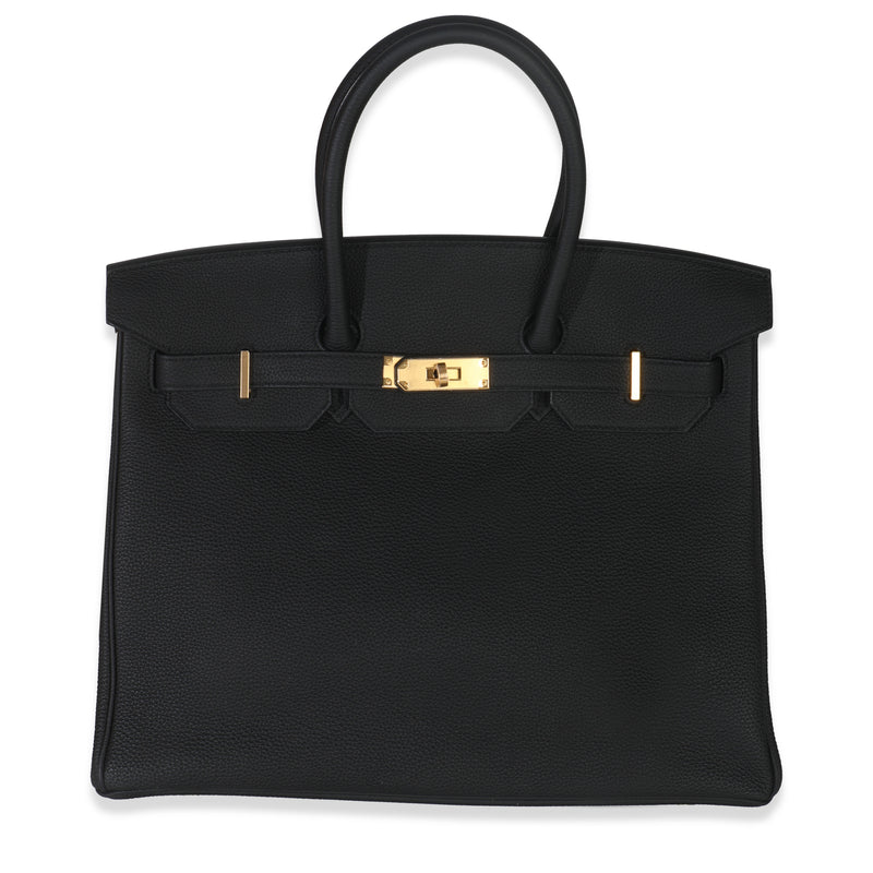 Black Togo Birkin 35 GHW
