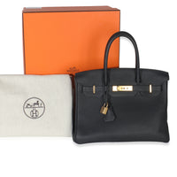 Black Togo Birkin 30 GHW
