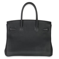 Black Togo Birkin 30 GHW