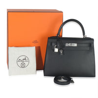 Black Epsom Sellier Kelly 28 PHW