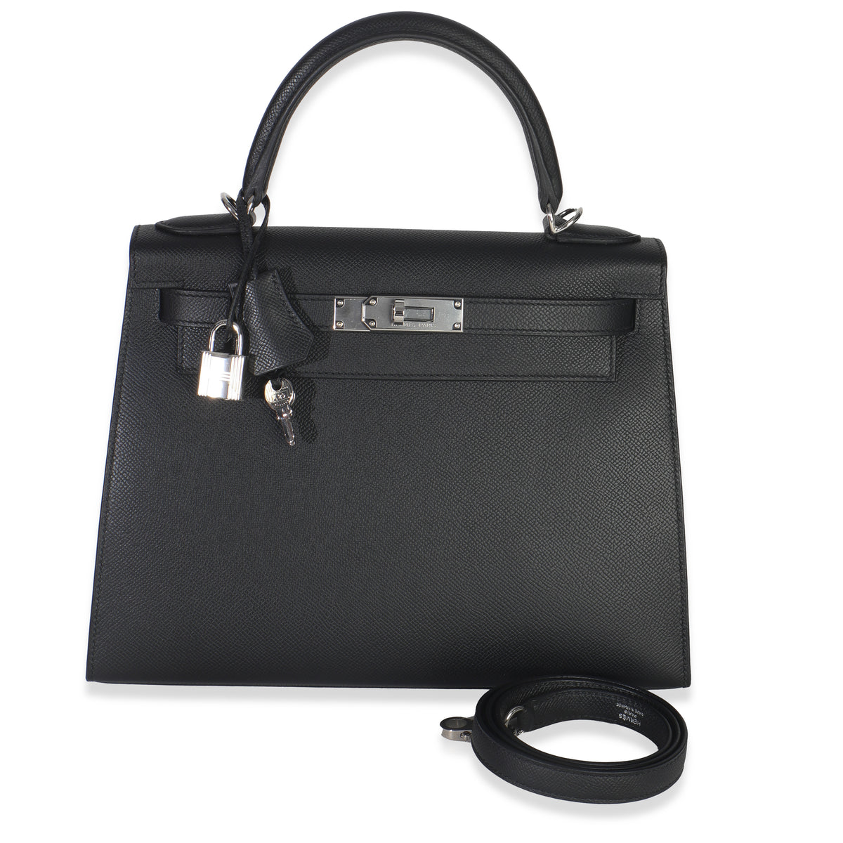 Black Epsom Sellier Kelly 28 PHW