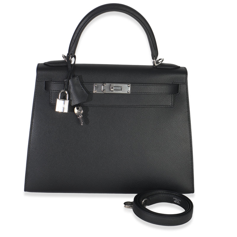 Black Epsom Sellier Kelly 28 PHW