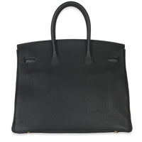 Black Togo Birkin 35 GHW