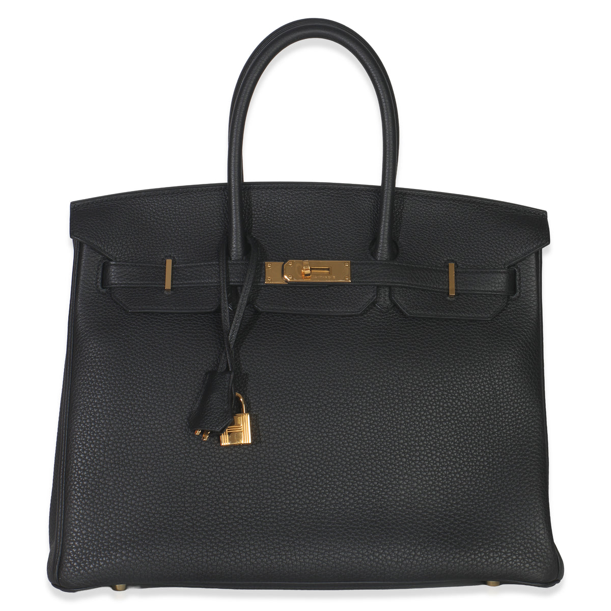 Black Togo Birkin 35 GHW