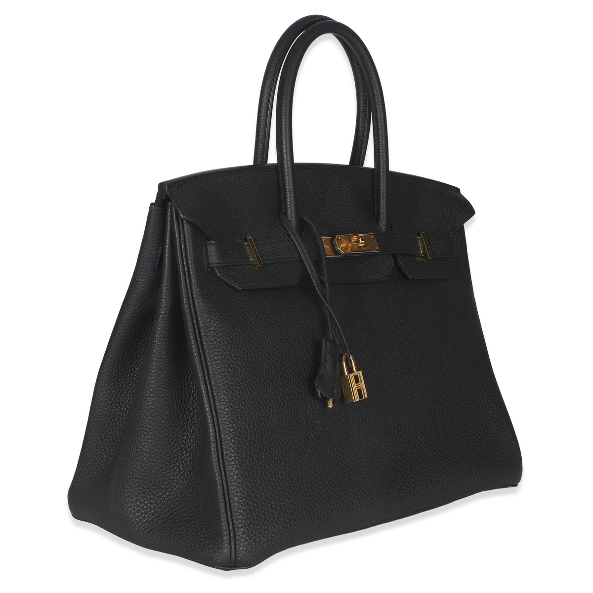 Black Togo Birkin 35 GHW