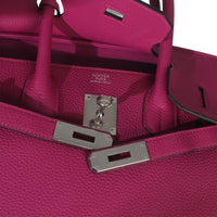 Rose Pourpre Togo Birkin 30 PHW