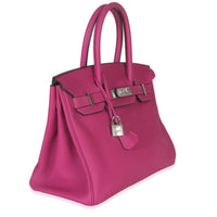 Rose Pourpre Togo Birkin 30 PHW