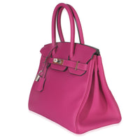 Rose Pourpre Togo Birkin 30 PHW