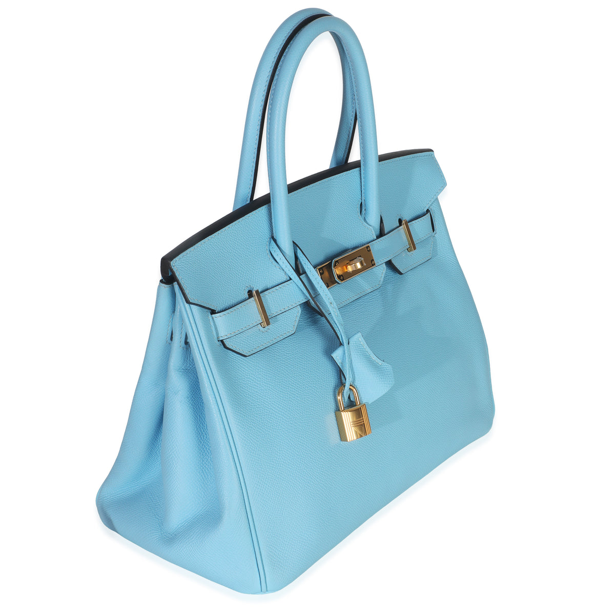Blue Celeste Epsom Birkin 30 GHW