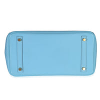 Blue Celeste Epsom Birkin 30 GHW