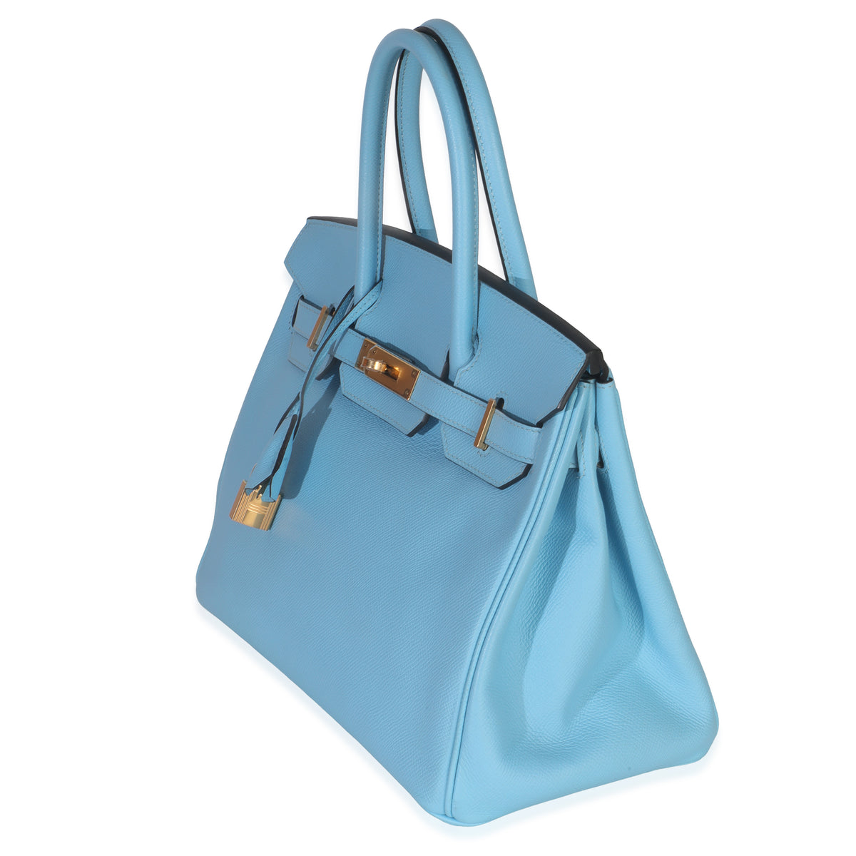 Blue Celeste Epsom Birkin 30 GHW