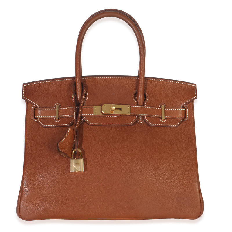 Fauve Barenia Birkin 30 GHW