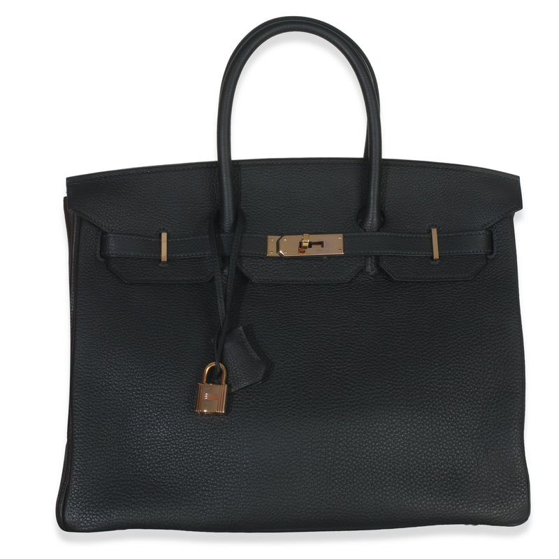 Black Togo Birkin 35 RGHW
