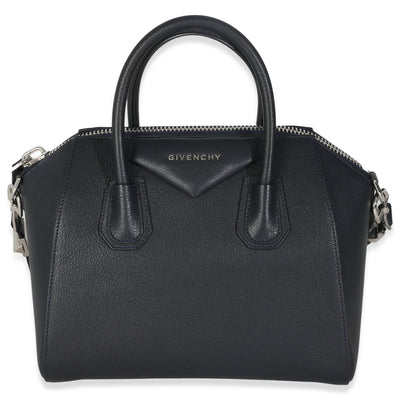 Navy Goatskin Small Antigona