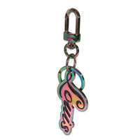 Iridescent Signature Key Ring