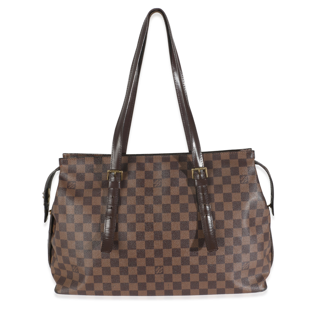 Damier Ebene Canvas Chelsea Zip Tote