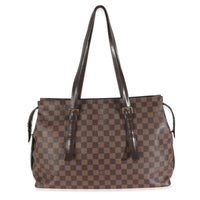 Damier Ebene Canvas Chelsea Zip Tote