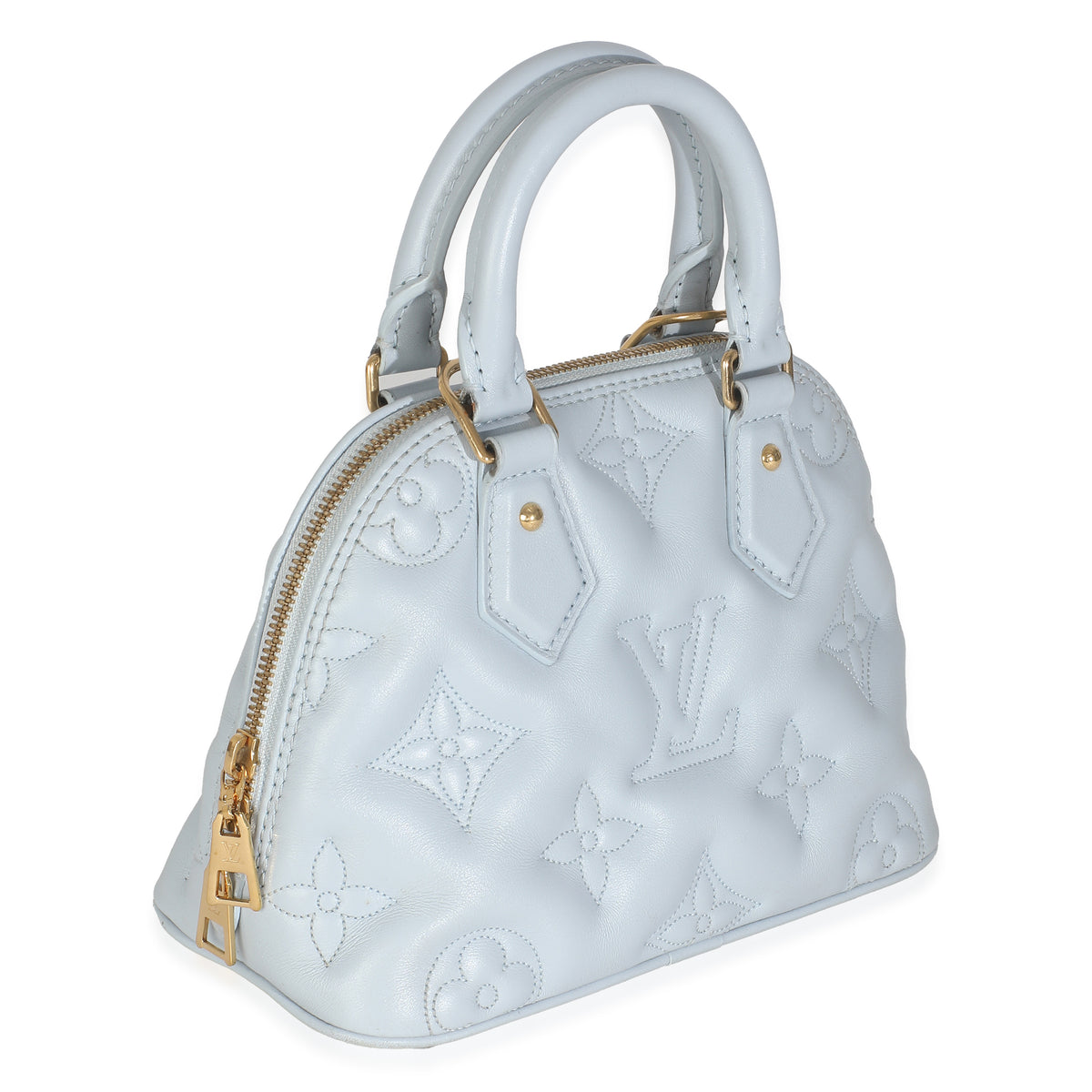 Blue Glacier Bubblegram Calfskin Alma BB