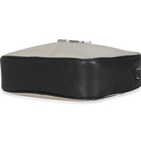 Beige Linen Canvas Black Lou Camera Bag