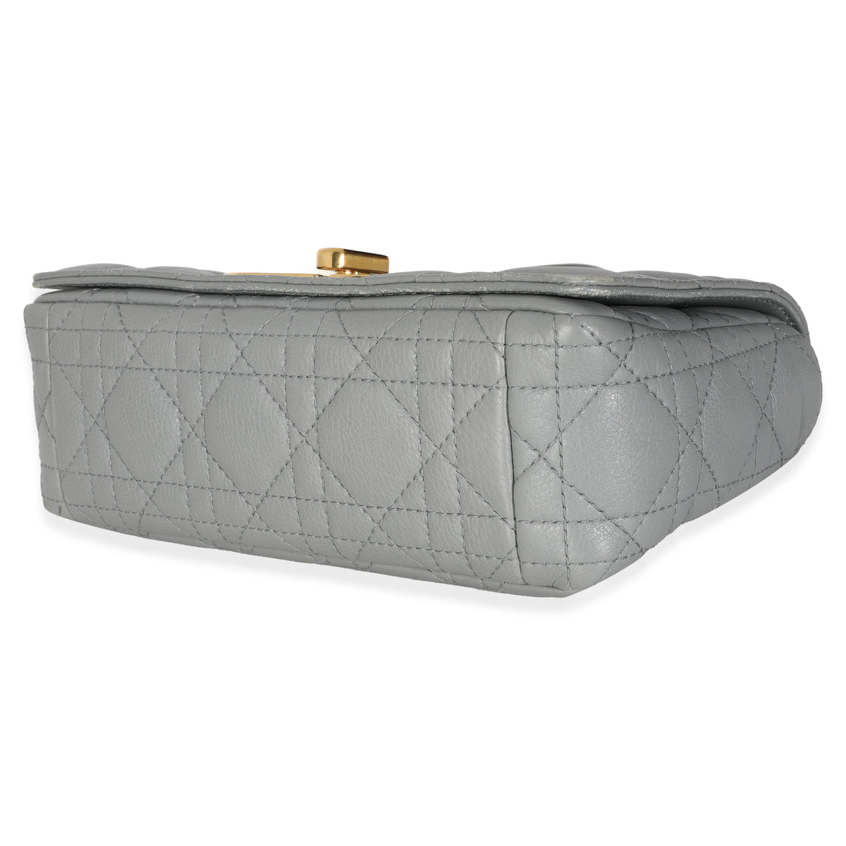 Blue Supple Calfskin Small Caro Chain Bag