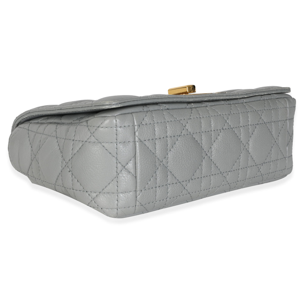 Blue Supple Calfskin Small Caro Chain Bag