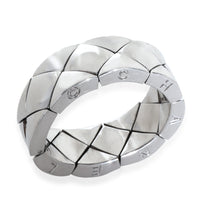 White Gold  Matelasse Ring