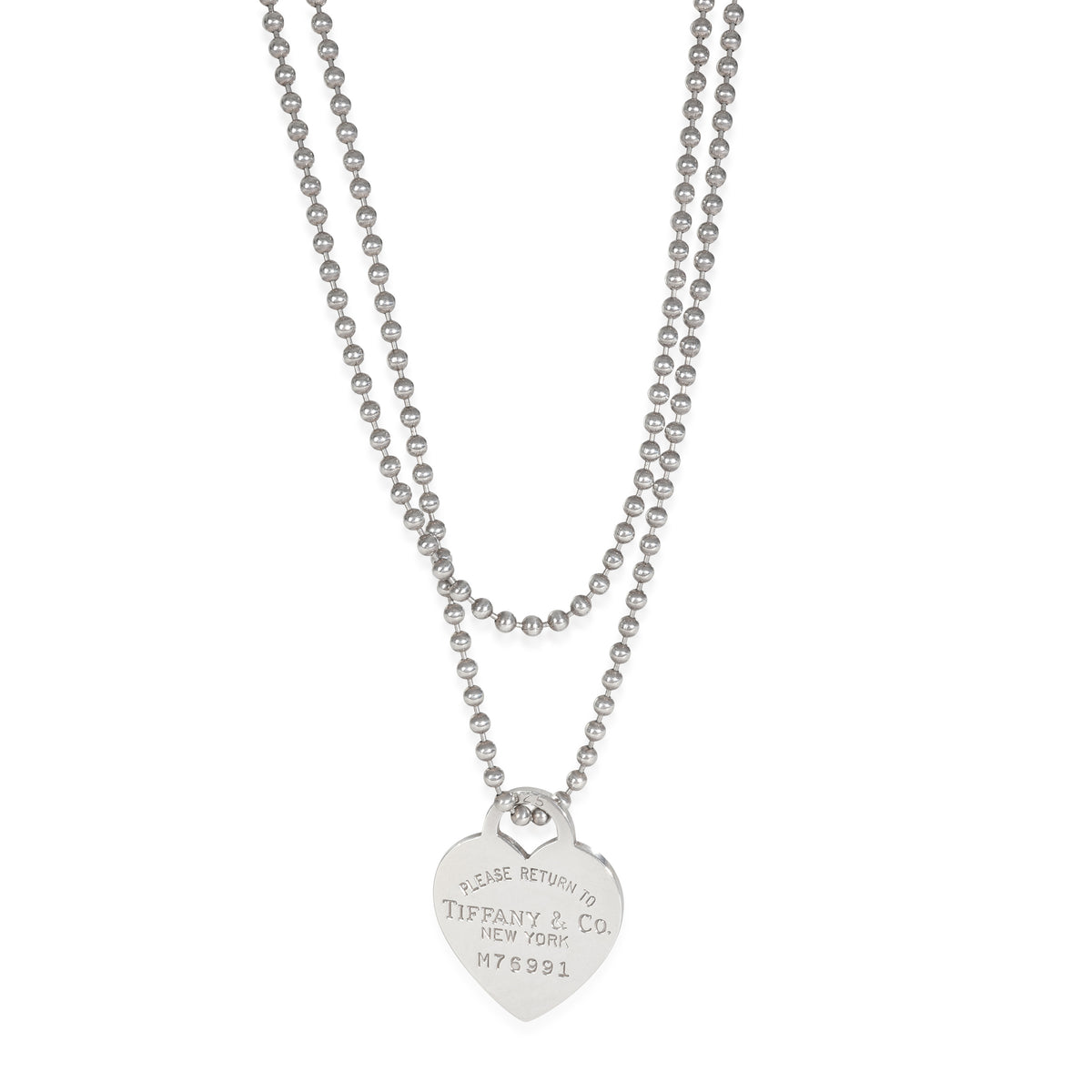 Sterling Silver  Return To Tiffany Necklace