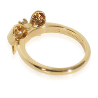 Yellow Gold Diamond Vintage Bow Ring