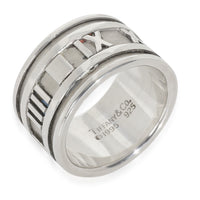 Sterling Silver Vintage Wide Atlas Ring