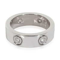 White Gold Diamond Love Ring