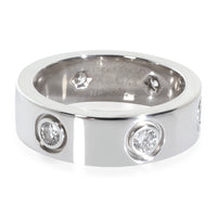 White Gold Diamond Love Ring