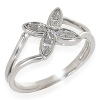 Platinum Diamond Vintage Victoria Ring