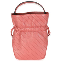 Pink Calfskin Blondie Bucket Bag
