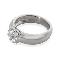 Platinum Diamond Vintage Clover Ring