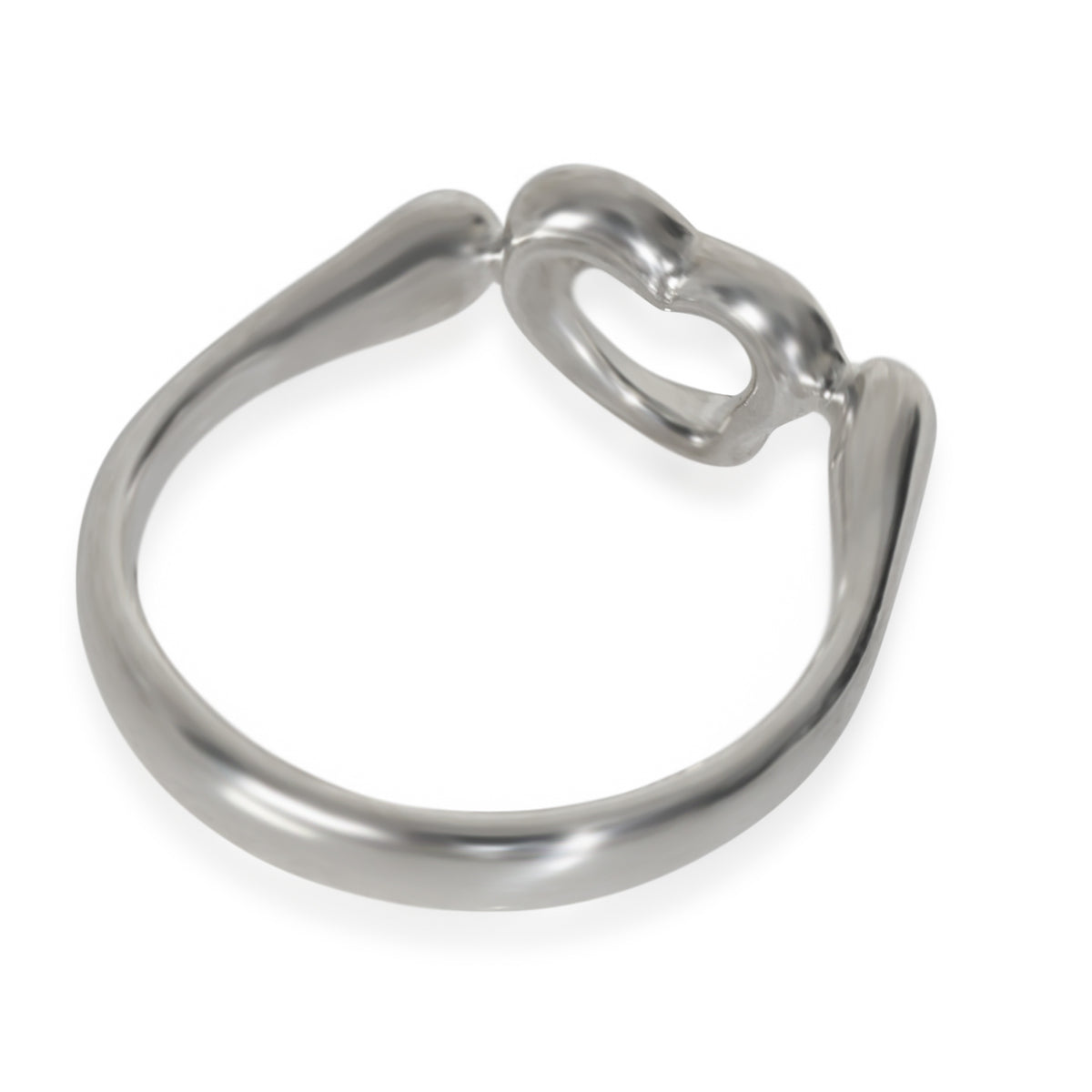 Sterling Silver  Elsa Peretti Open Heart Ring