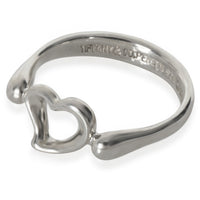 Sterling Silver  Elsa Peretti Open Heart Ring
