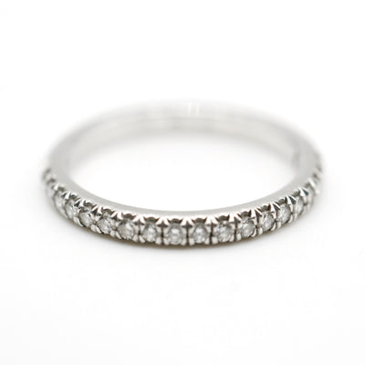 Soleste Half Eternity Band in Platinum