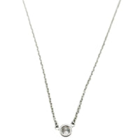 Elsa Peretti Diamond By The Yard Pendant in  Platinum