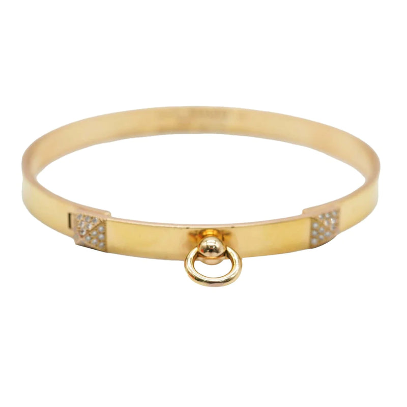 Hermès Collier De Chien Bracelet in 18K Rose Gold