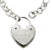 Return To Tiffany Love Lock Bracelet in Sterling Silver