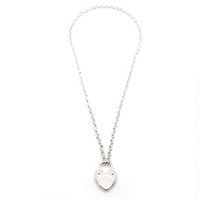 Return To Tiffany Love Lock Necklace in Sterling Silver