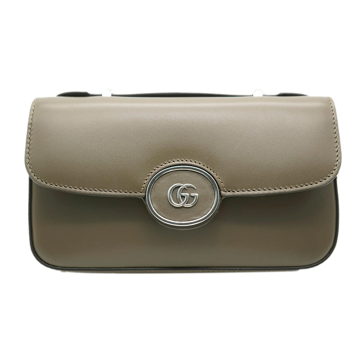 Dark Green Smooth Calfskin Mini Petite GG Bag