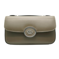 Dark Green Smooth Calfskin Mini Petite GG Bag