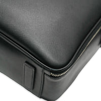 Black Saffiano Leather Briefcase