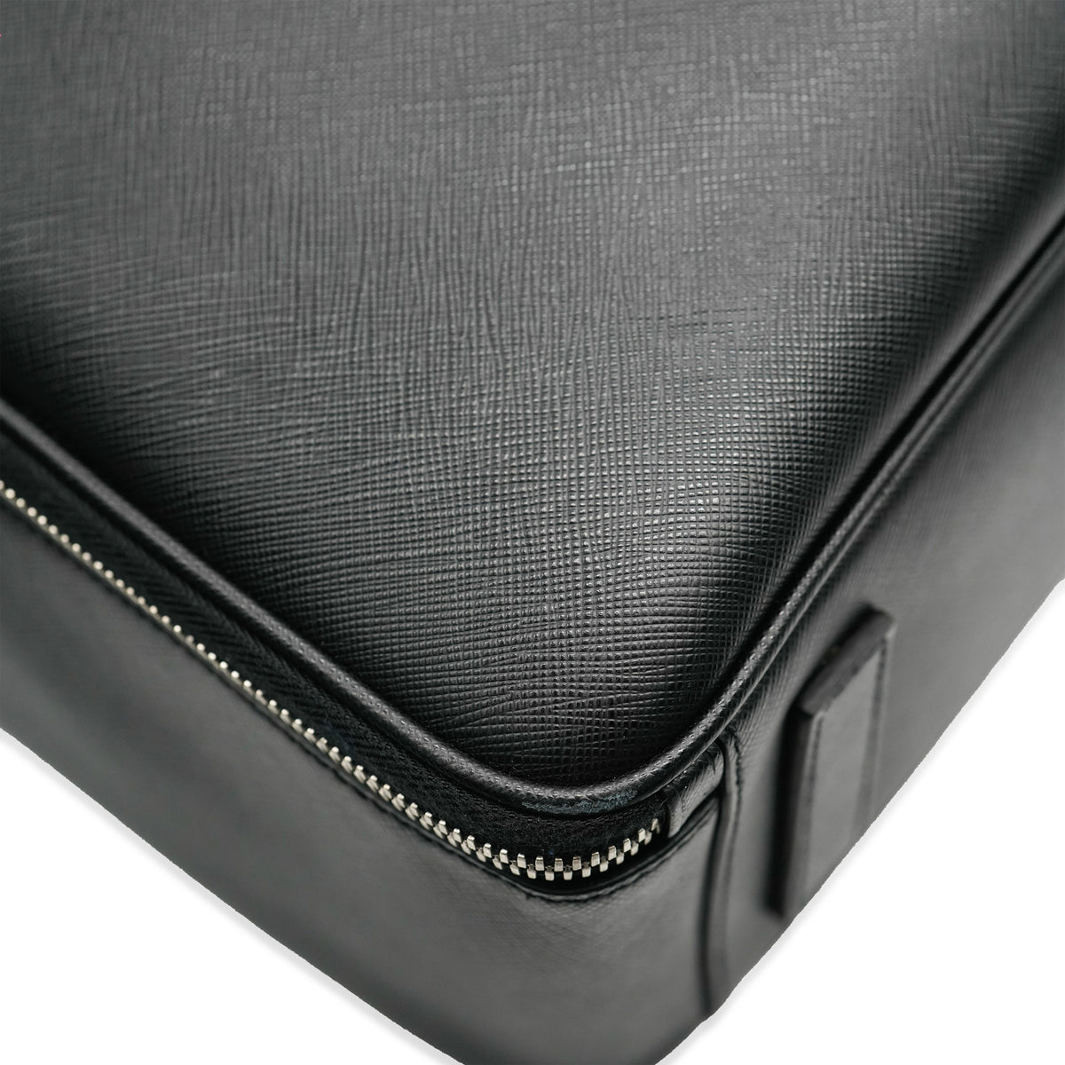 Black Saffiano Leather Briefcase