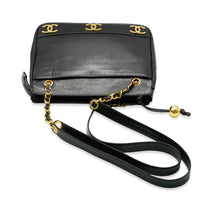 Black Caviar Triple CC Chain Tote