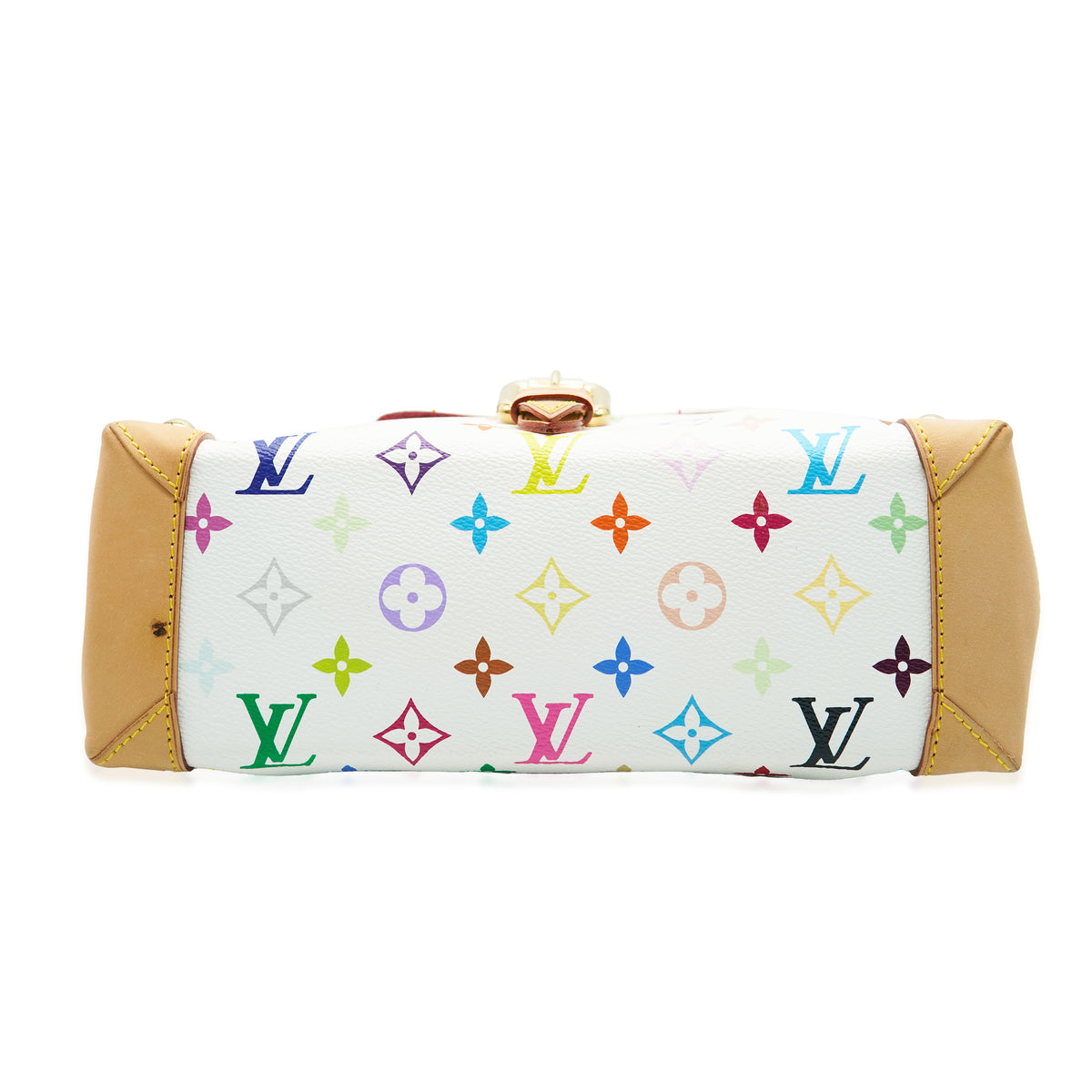 White Multicolor Monogram Canvas Eliza