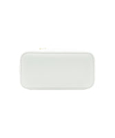 White Shiny Caviar Quilted Pick Me Up Vanity Case