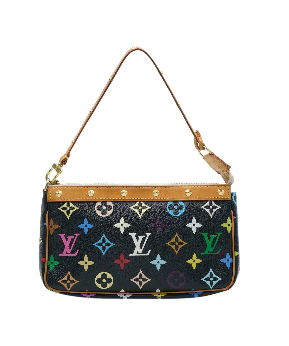 x Takashi Murakami Multicolore Monogram Canvas Pochette Accessorie